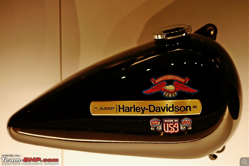 The Harley Davidson Museum - Milwaukee, Wisconsin-tank-wall008.jpg