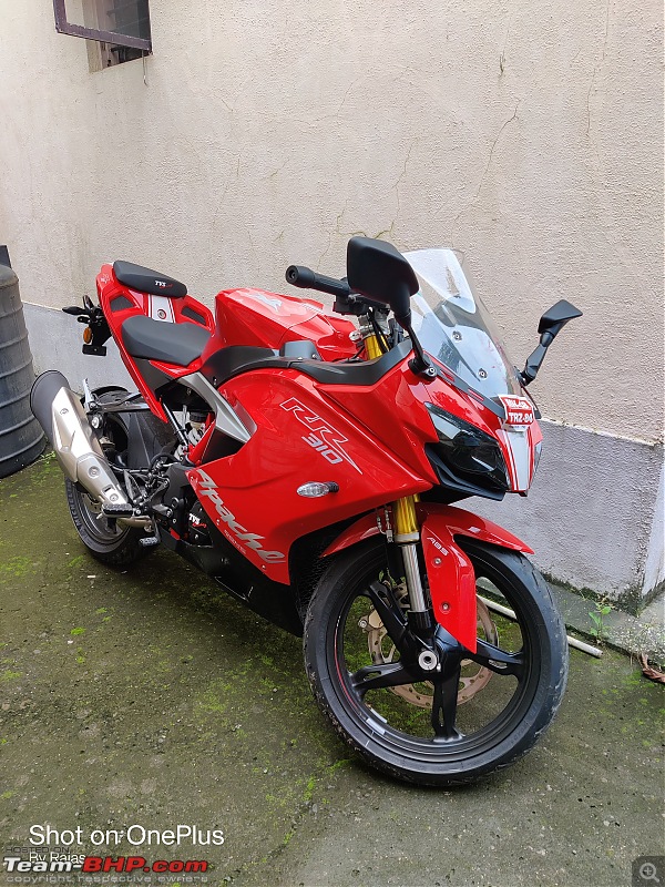 Lola is home - My TVS Apache RR310 BS6 ownership review-homecoming.jpg
