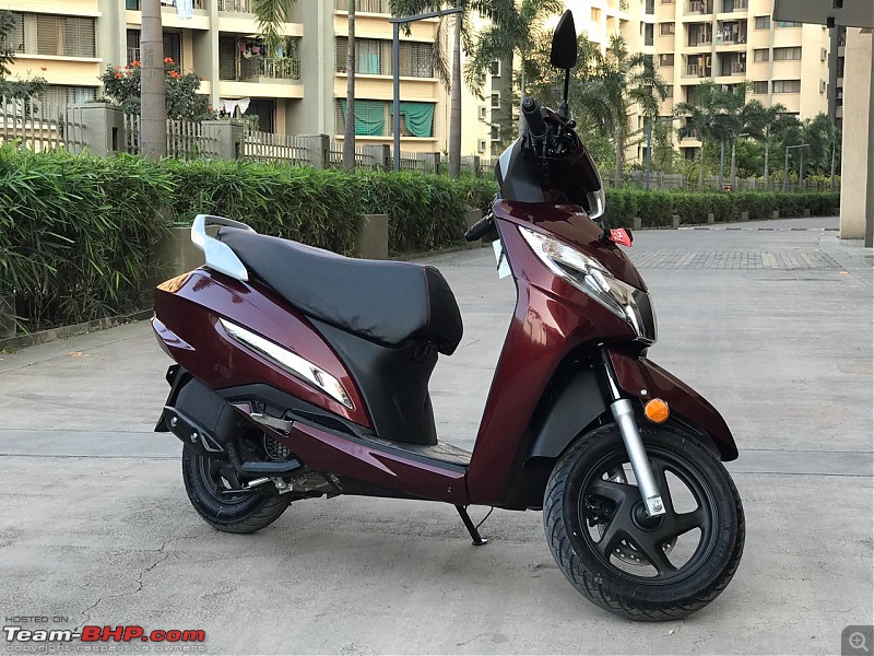 Blu: The blue eyed boy - My Honda Activa 125 STD-bacardi.jpeg