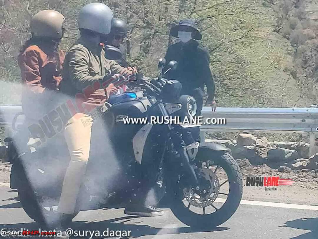 New Yamaha bike spied; could this be the XSR 250? - Team-BHP