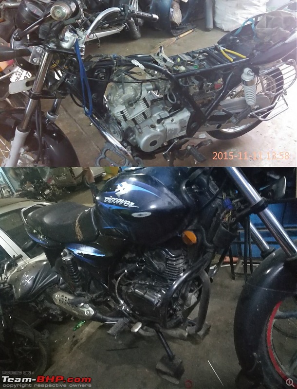 My Electric Discover | I converted my Bajaj Discover 125 to electric with a lithium-ion battery-004discoverchassis.jpg