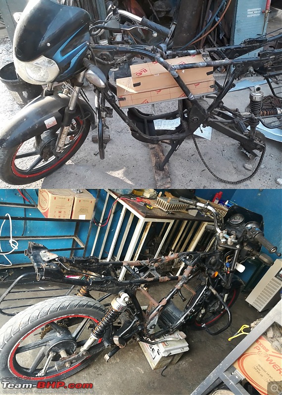 My Electric Discover | I converted my Bajaj Discover 125 to electric with a lithium-ion battery-005_chassis_modification.jpg