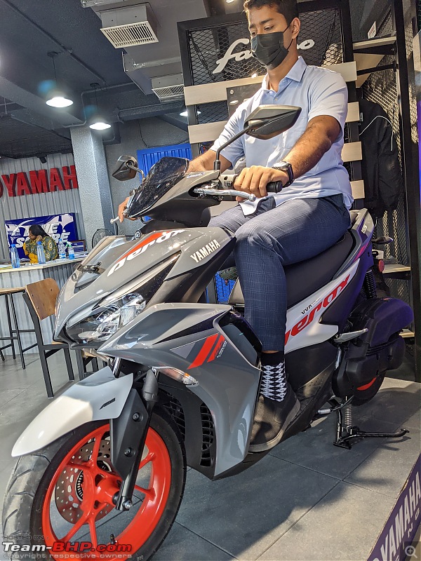 Yamaha Aerox 155 Scooter. Edit: Launched at 1.29 lakhs-pxl_20211028_101152488.jpg