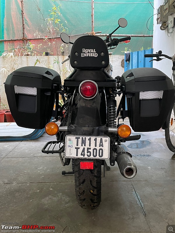 Royal Enfield Meteor 350 Review : 'Meteor'itic rise of a traveller-back-view.jpeg