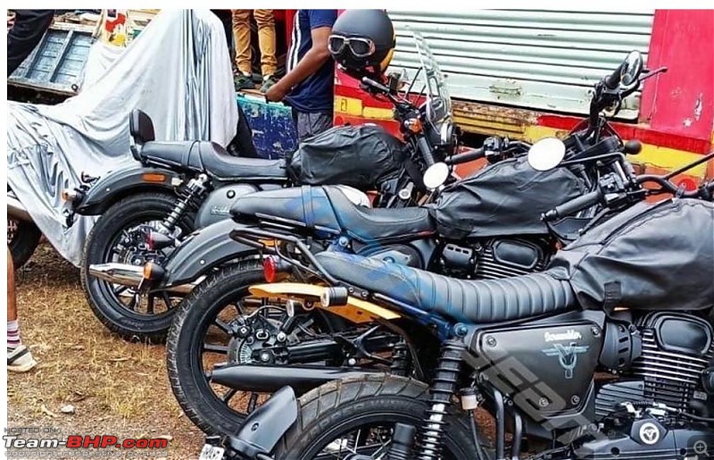 Retro-scrambler motorcycle with dual exhaust spotted | Seems to be a new Yezdi-roadking2021.jpg