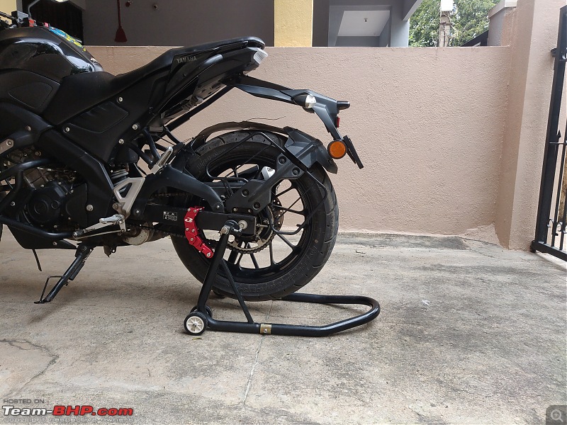 My Yamaha MT 15 Ownership Review-racing-boy-chain-tensioner.jpg