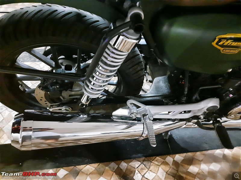Start of something new | Introducing Piccolo - My Honda CB350 Anniversary Edition Ownership Review-exhaust.jpg