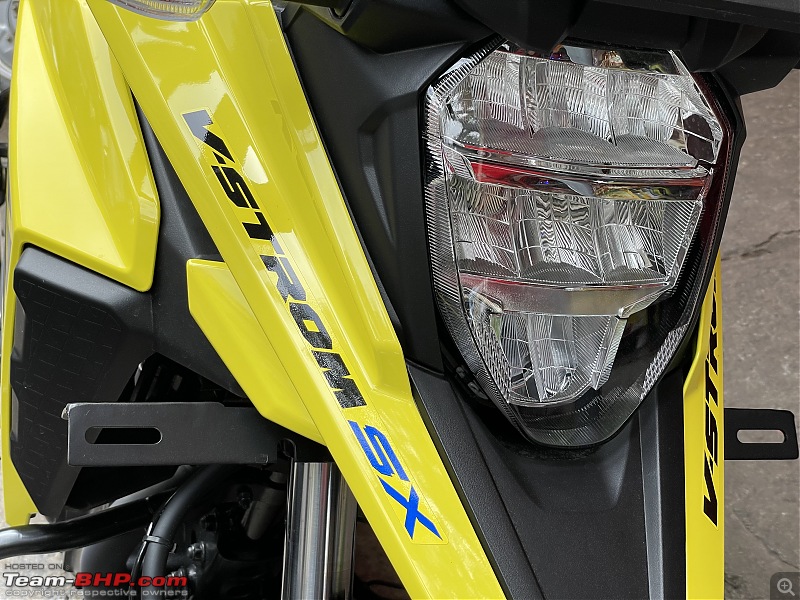 A STROM is brewing | 'Yalla', my Suzuki V-Strom 250 SX ownership review-headlight.jpeg