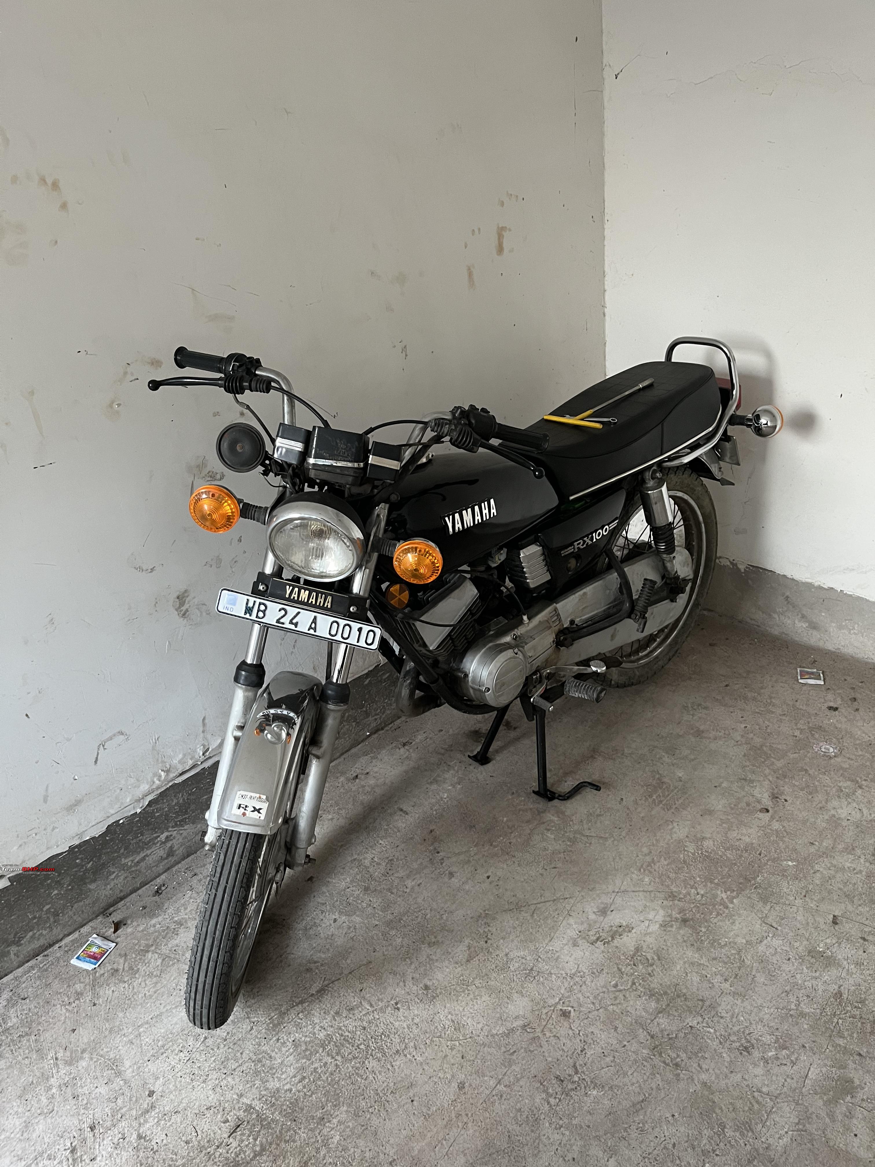 Yamaha rx 100 scrap price hotsell