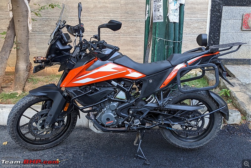 Ownership Review | KTM Adventure 250-center-stand.jpg