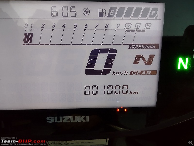Suzuki V-Strom SX 250 Ownership Review | My Kaali-Peeli-img_odo1000.jpg