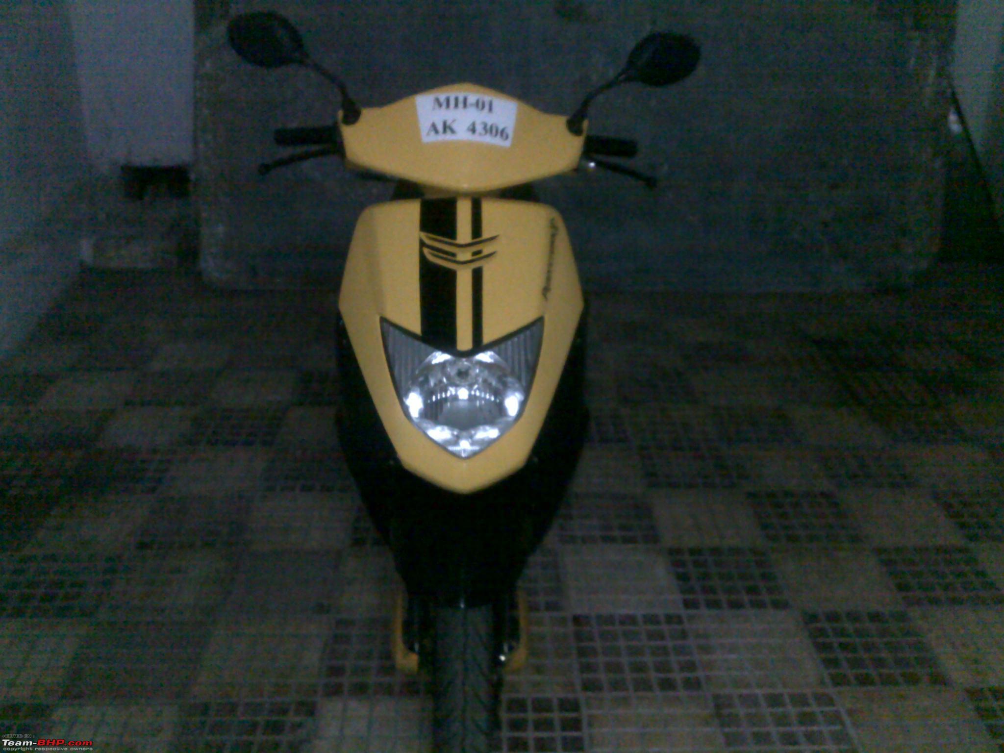 My Honda Dio My Very Own Bumblebee Now With Carbon Fiber