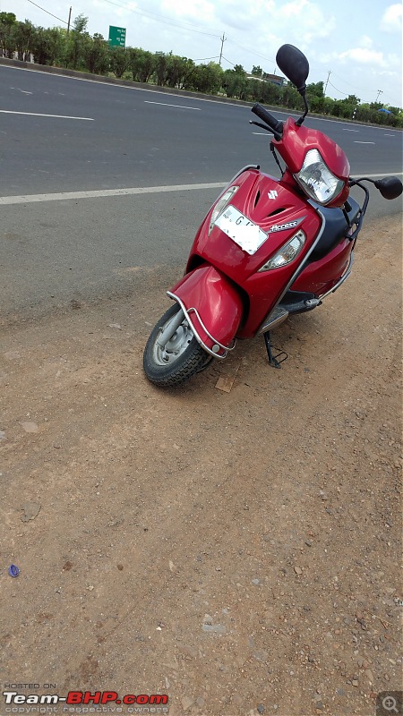 Three Suzuki Access scooters in a row | Ownership Review-redaccess_1.jpg
