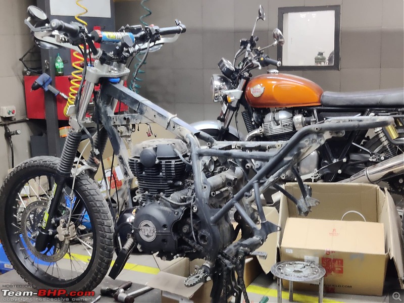 Chassis snaps on a Royal Enfield Himalayan | EDIT: RE to replace chassis & damaged parts for free-dismantle.jpg