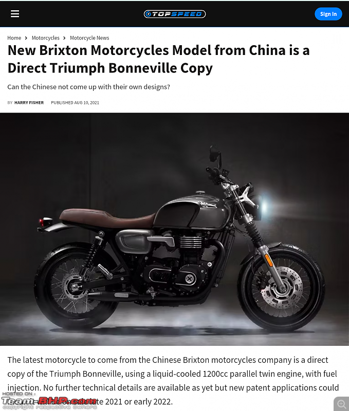 Austria-based Brixton Motorcycles announces its India entry-screenshot_202404241310042.png