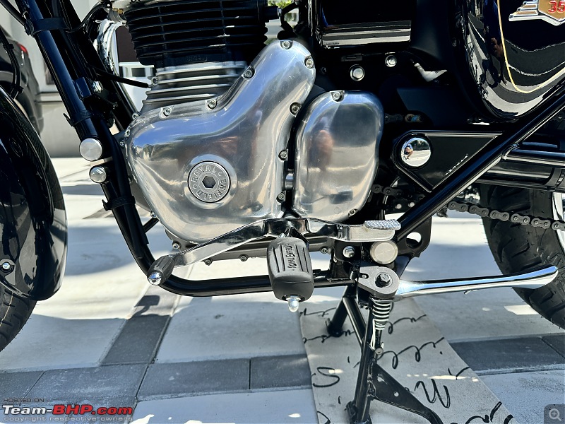 Royal Enfield Bullet 350 DIY : Adding a Windshield, Crash bar & Heel toe shifter-img_2510.jpg