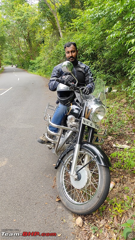 Royal Enfield Bullet 350 DIY : Adding a Windshield, Crash bar & Heel toe shifter-img_20240706_113424.jpg
