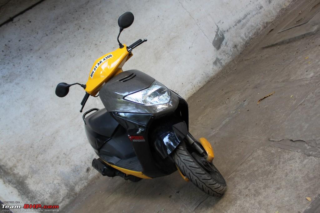 My Honda Dio My Very Own Bumblebee Now With Carbon Fiber