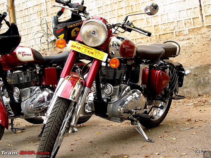 RE Classic Chrome 500 (12,500kms Done):The "Maroon Marauder" THUMP's home!!-img_0284.jpg