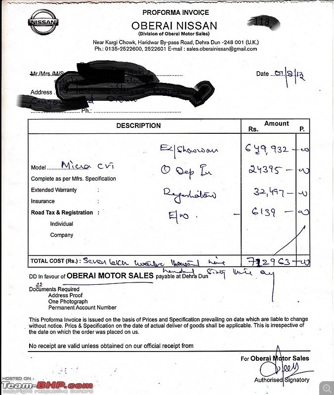 Nissan Micra Facelift / Xtronic CVT : Official Review-updated-quotation.jpg