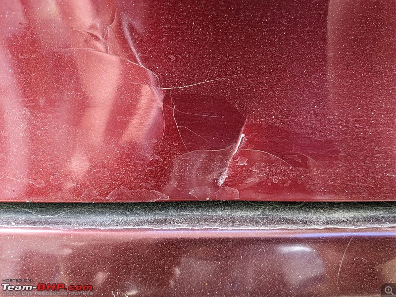Honda Jazz : Official Review-34k-jazz-boot-lid-damage.jpeg