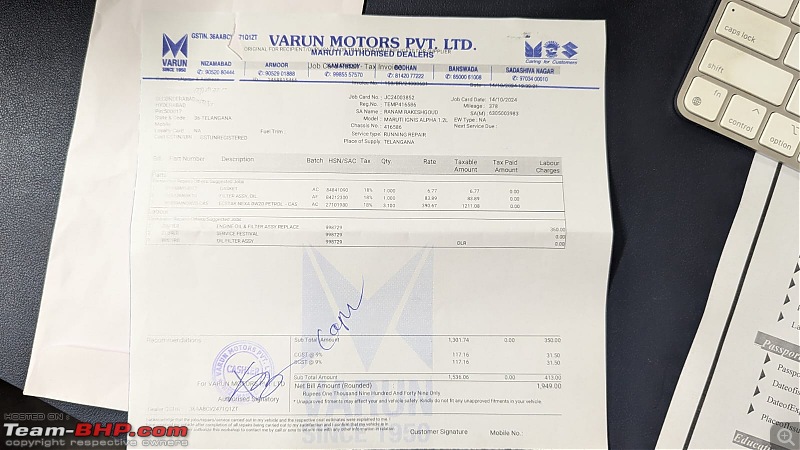 Maruti Ignis : Official Review-bill.jpeg