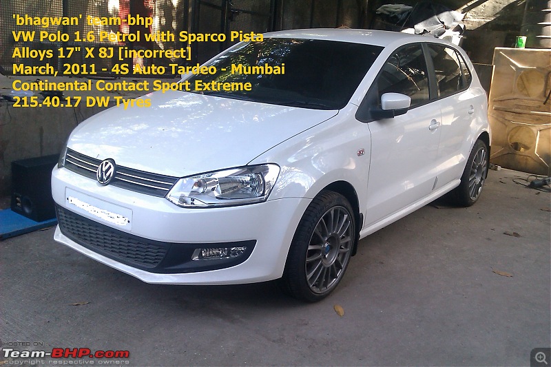 Volkswagen Polo : Test Drive & Review-bhagwan-team-bhp-mobile-pics-vw-polo-1.6-sparco-alloys-march-2011-2.jpg