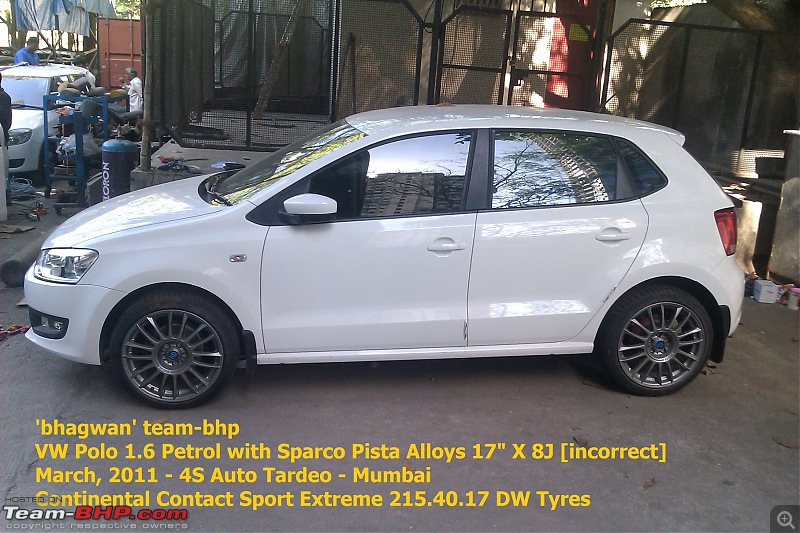 Volkswagen Polo : Test Drive & Review-bhagwan-team-bhp-mobile-pics-vw-polo-1.6-sparco-alloys-march-2011-4.jpg