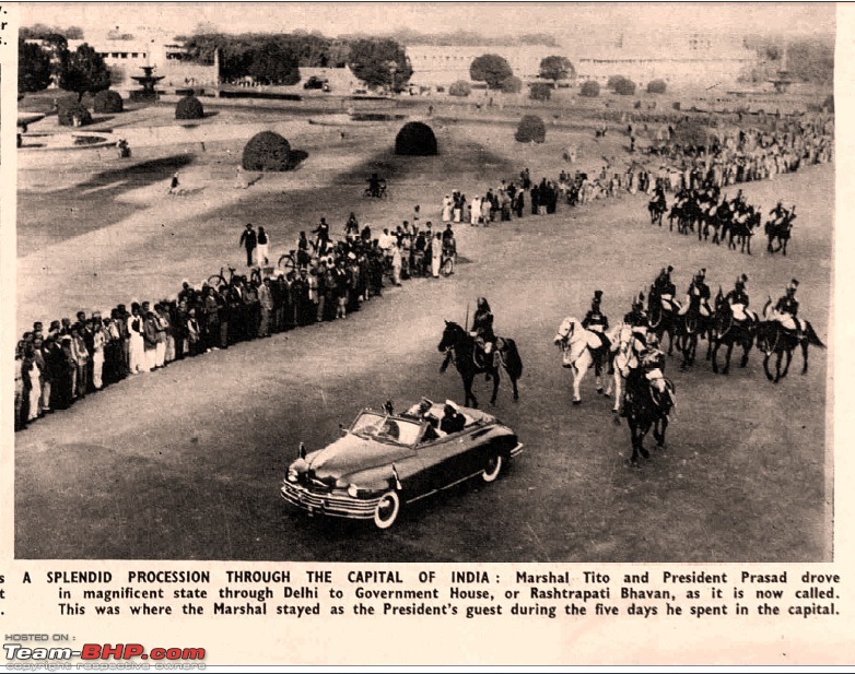 Cars of Rashtrapathi Bhavan - wheels for a nascent Nation / Republic-packard-tito-1955.jpg