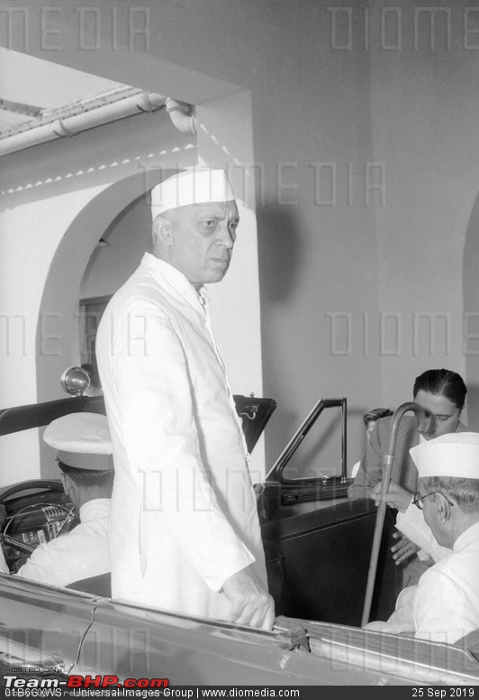 Cars of Rashtrapathi Bhavan - wheels for a nascent Nation / Republic-nehruu.jpg