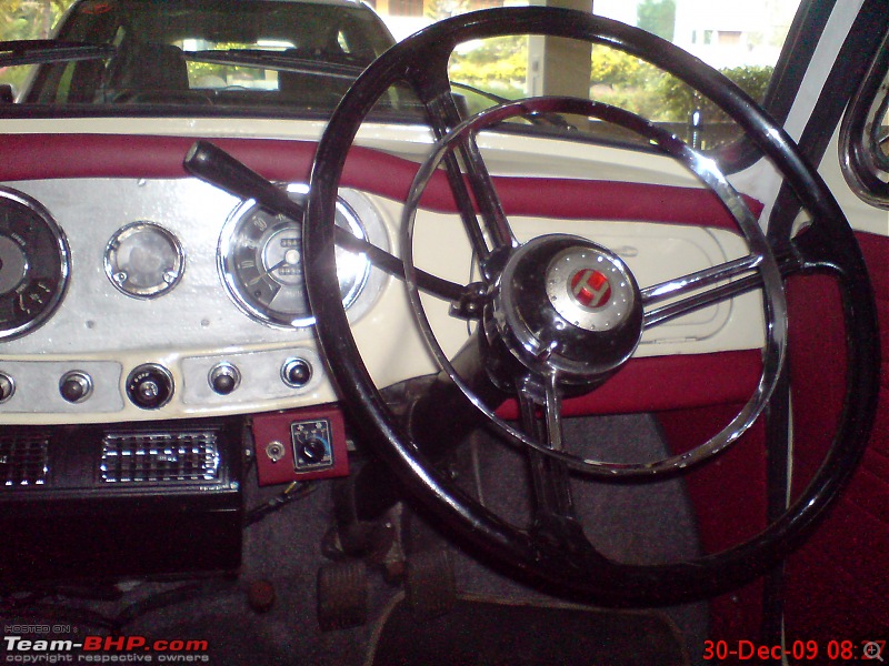 Fully restored 1961 model Hindustan Ambassador-part-steering-dash.jpg