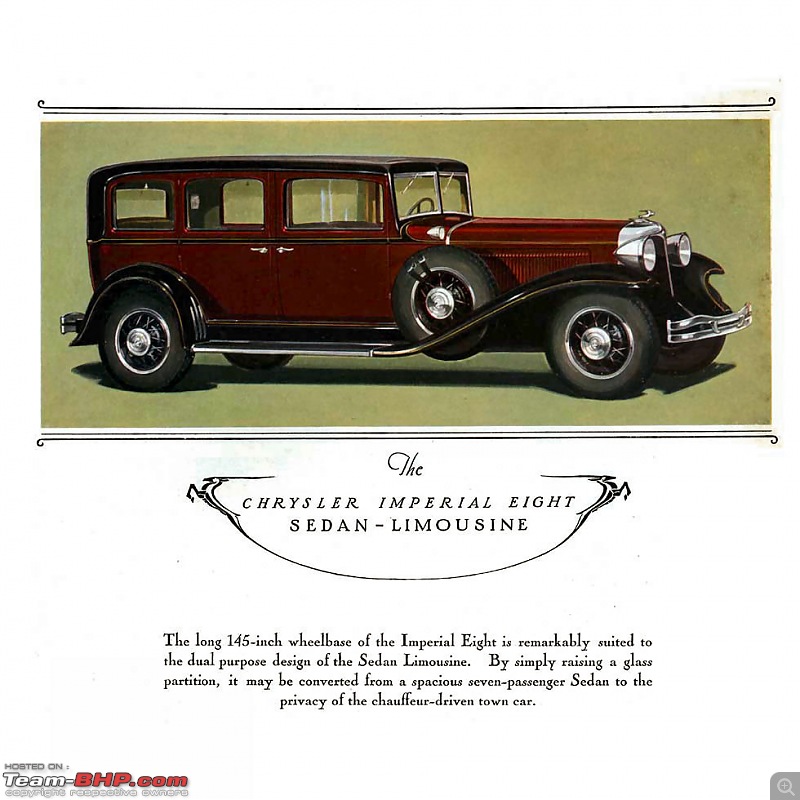 How rich were the Maharajas before Independence! Cars of the Maharajas-chrysler-imperial-sedanlimousine-1931.jpg