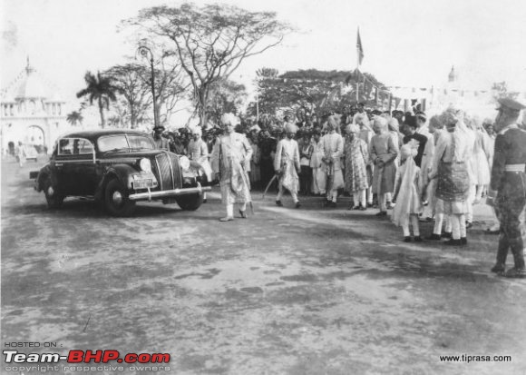 How rich were the Maharajas before Independence! Cars of the Maharajas-tripura.jpg