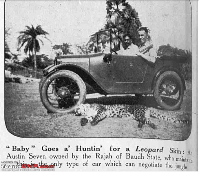 How rich were the Maharajas before Independence! Cars of the Maharajas-baudh-austin-seven-1927.jpg