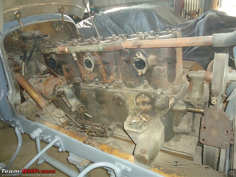 The Gold 1919 Daimler of Sir Seth Hukumchand-engine-pre-restoration.jpg