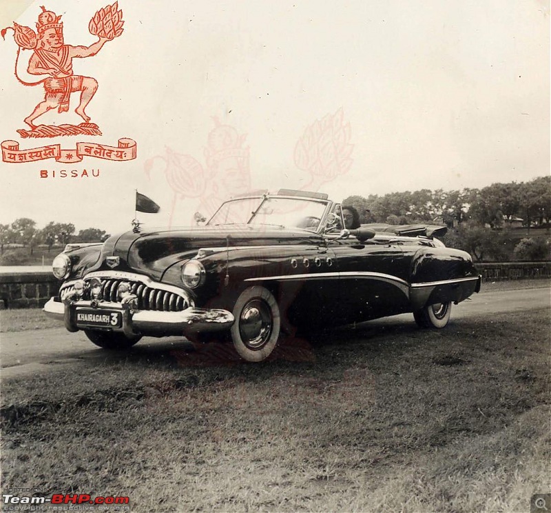 How rich were the Maharajas before Independence! Cars of the Maharajas-khairagarh-buick-rani-sharda-devi-bissau.jpg