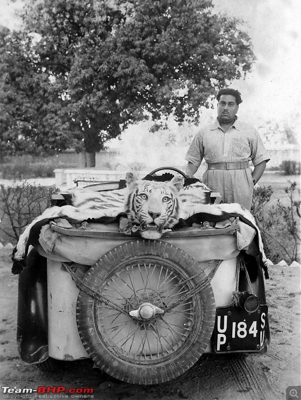 How rich were the Maharajas before Independence! Cars of the Maharajas-tajpur-singer-up184su-rear.jpg