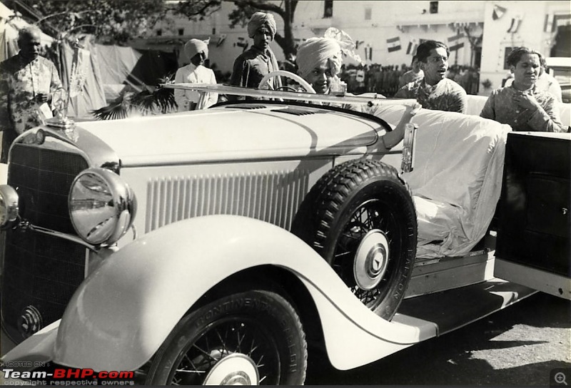How rich were the Maharajas before Independence! Cars of the Maharajas-gwalior-mercedes-170-1941-wedding-2.jpg