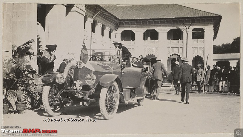 How rich were the Maharajas before Independence! Cars of the Maharajas-8997101561565826-prince-wales-alighting-motor-car-allahabad.jpg