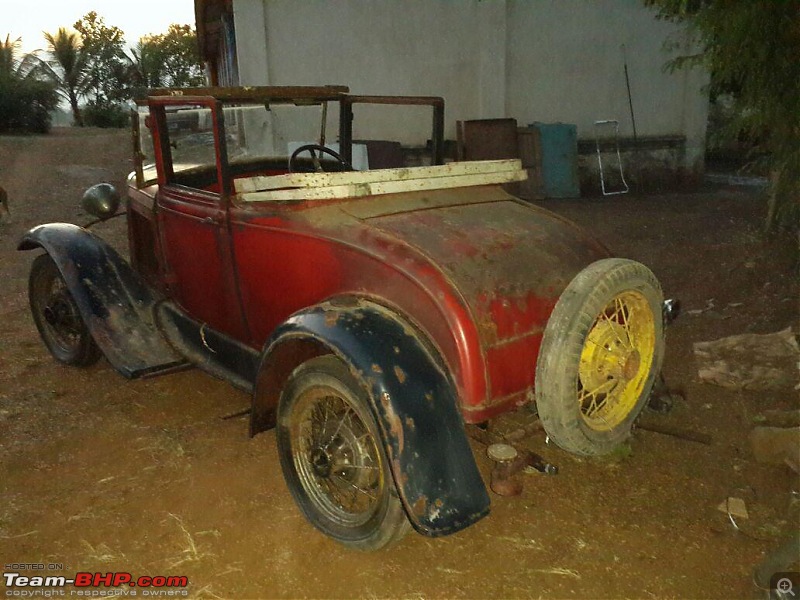 Restoration : Rare 1930 Ford Model A Cabriolet-rear.jpg