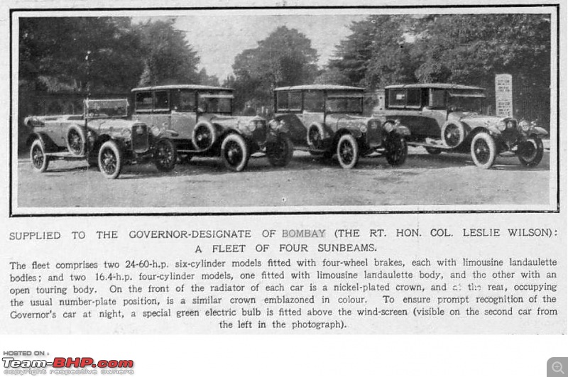 How rich were the Maharajas before Independence! Cars of the Maharajas-sunbeams.jpg
