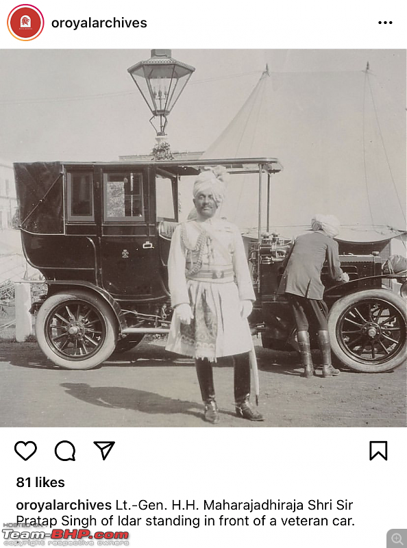 How rich were the Maharajas before Independence! Cars of the Maharajas-idar.png