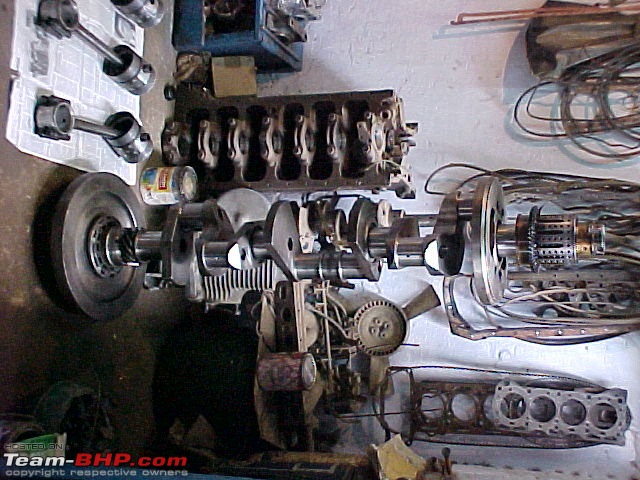 1927 Mercedes 630K Supercharged in Delhi....-crank-shaftsupercharger-drive.jpg