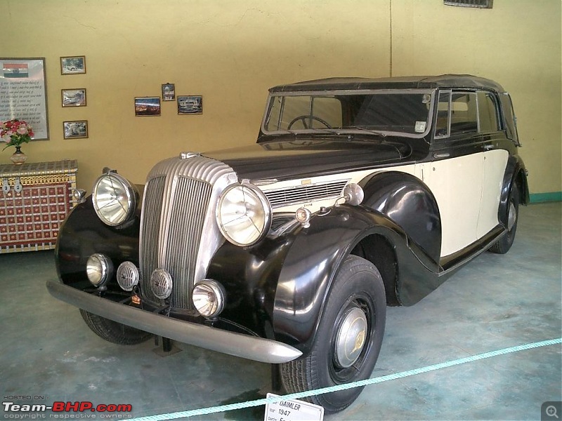 Pranlal Bhogilal Collection -  Auto World - Dasthan - Kathwada - Gujarat-daimler02.jpg