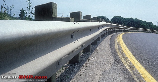 Brutal Accident: Divider railing (Guardrail) pierces through Hyundai i20-highwaysafetyproducts.jpg
