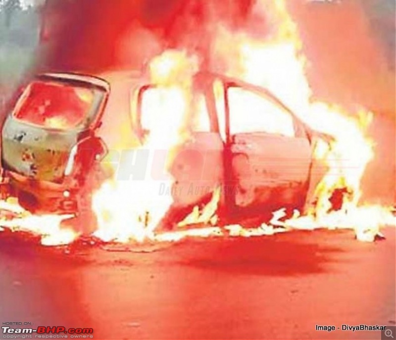 Accidents : Vehicles catching Fire in India-maruticeleriodieselcatchesfire1810x696.jpg