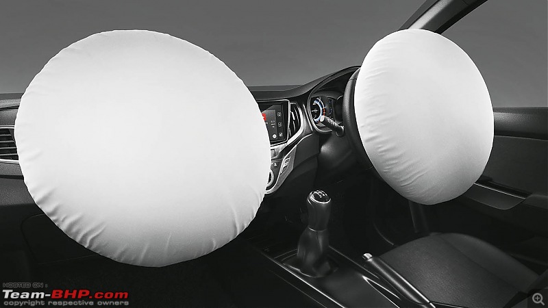 Airbags made mandatory for new cars from October 2017-airbagsmarutibaleno.jpg