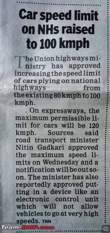 Govt all set to revise speed limits for all vehicles. EDIT: Done-1518062089978.jpg