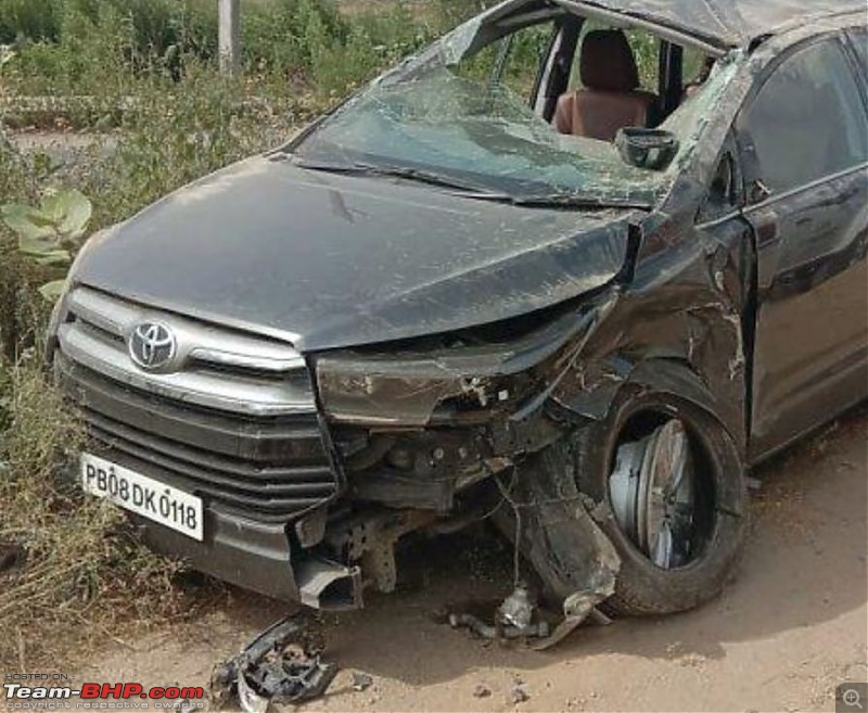 Toyota Innova Crysta ZX rolls over thrice! None of the 7 airbags deploy-11.jpeg