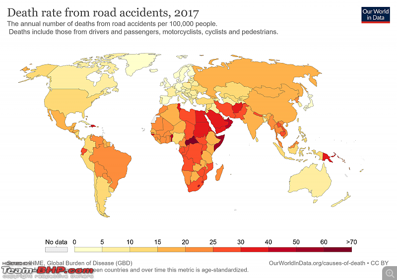 India tops the world with 11% of global road accident deaths-deathratesroadincidents.png